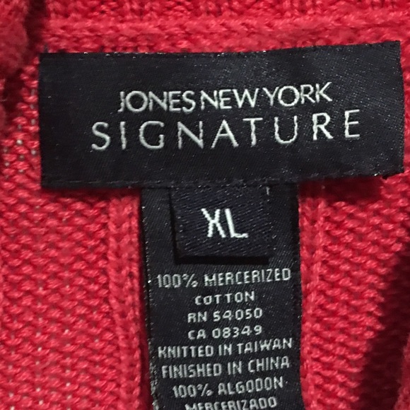 Jones New York Signature Sweater Size XL - Picture 3 of 3